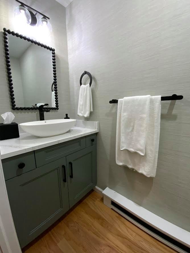 Green with Envy Powder Room